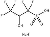 1-Propanesulfonic acid, 1,1,3,3,3-pentafluoro-2-hydroxy-, sodium salt (1:1) 구조식 이미지