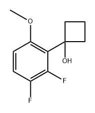 1-(2,3-difluoro-6-methoxyphenyl)cyclobutanol 구조식 이미지