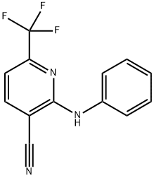 2-Phenylamino-6-trifluoromethyl-nicotinonitrile Structure