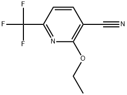 2-Ethoxy-6-(trifluoromethyl)-3-pyridinecarbonitrile Structure