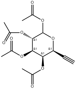 1,2,3,4-Tetra-O-acetyl-6,7-dideoxy-L-galacto-hept-6-ynopyranose 구조식 이미지