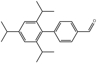 2',4',6'-Tris(1-methylethyl)[1,1'-biphenyl]-4-carboxaldehyde Structure