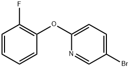 5-bromo-2-(2-fluorophenoxy)pyridine Structure
