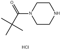 2,2-dimethyl-1-(piperazin-1-yl)propan-1-one hydrochloride Structure