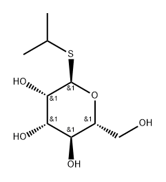 α-D-Mannopyranoside, 1-methylethyl 1-thio- Structure