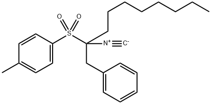 Benzene, 1-[[1-isocyano-1-(phenylmethyl)nonyl]sulfonyl]-4-methyl- Structure