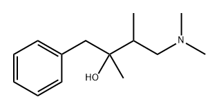 α-[2-(Dimethylamino)-1-methylethyl]-α-methylbenzeneethanol Structure