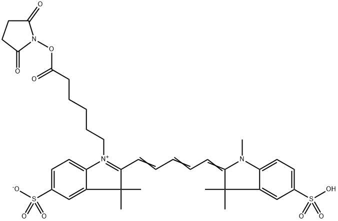 Sulfo-Cy5 NHS Methyl type | Lumiprobe type Structure