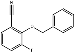 2-(Benzyloxy)-3-fluorobenzonitrile Structure