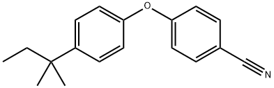 4-[4-(1,1-Dimethylpropyl)phenoxy]benzonitrile Structure