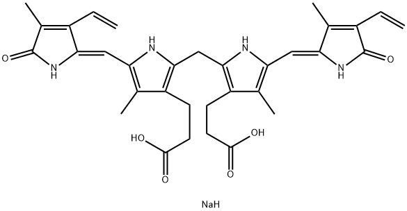 93891-87-3 disodium 1,10,19,22,23,24-hexahydro-3,7,13,18-tetramethyl-1,19-dioxo-2,17-divinyl-21H-biline-8,12-dipropionate