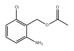 2-amino-6-chlorobenzyl acetate 구조식 이미지