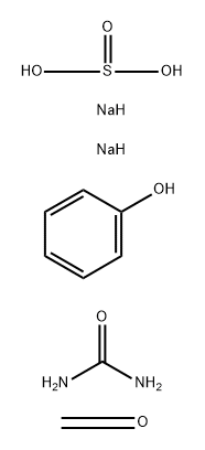 Sulfurous acid, monosodium salt, reaction products with formaldehyde, phenol and urea, sodium salts Structure