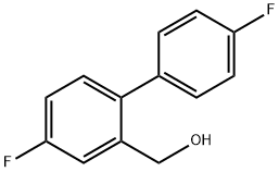 (4',4-Difluorobiphenyl-2-yl)methanol Structure