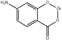 [4-amino-2-hydroxybenzoato-O1,O2]zinc Structure