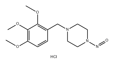 1-Nitroso-4-(2,3,4-trimethoxybenzyl)piperazine dihydrochloride Structure