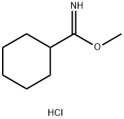 Cyclohexanecarboximidic acid, methyl ester, hydrochloride (1:1) 구조식 이미지