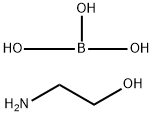Boric acid (H3BO3), reaction products with ethanolamine  구조식 이미지