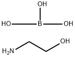 Boric acid (H3BO3), reaction products with ethanolamine  Structure