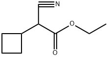 Cyclobutaneacetic acid, α-cyano-, ethyl ester Structure