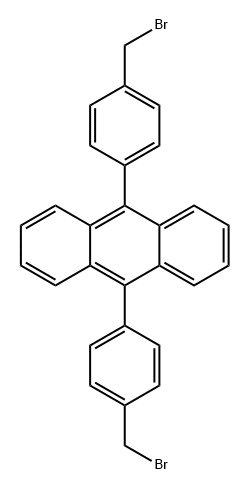 9,10-bis(4-(bromomethyl)phenyl)anthracene Structure