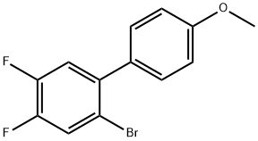 2-Bromo-4,5-difluoro-4'-methoxy-1,1'-biphenyl Structure