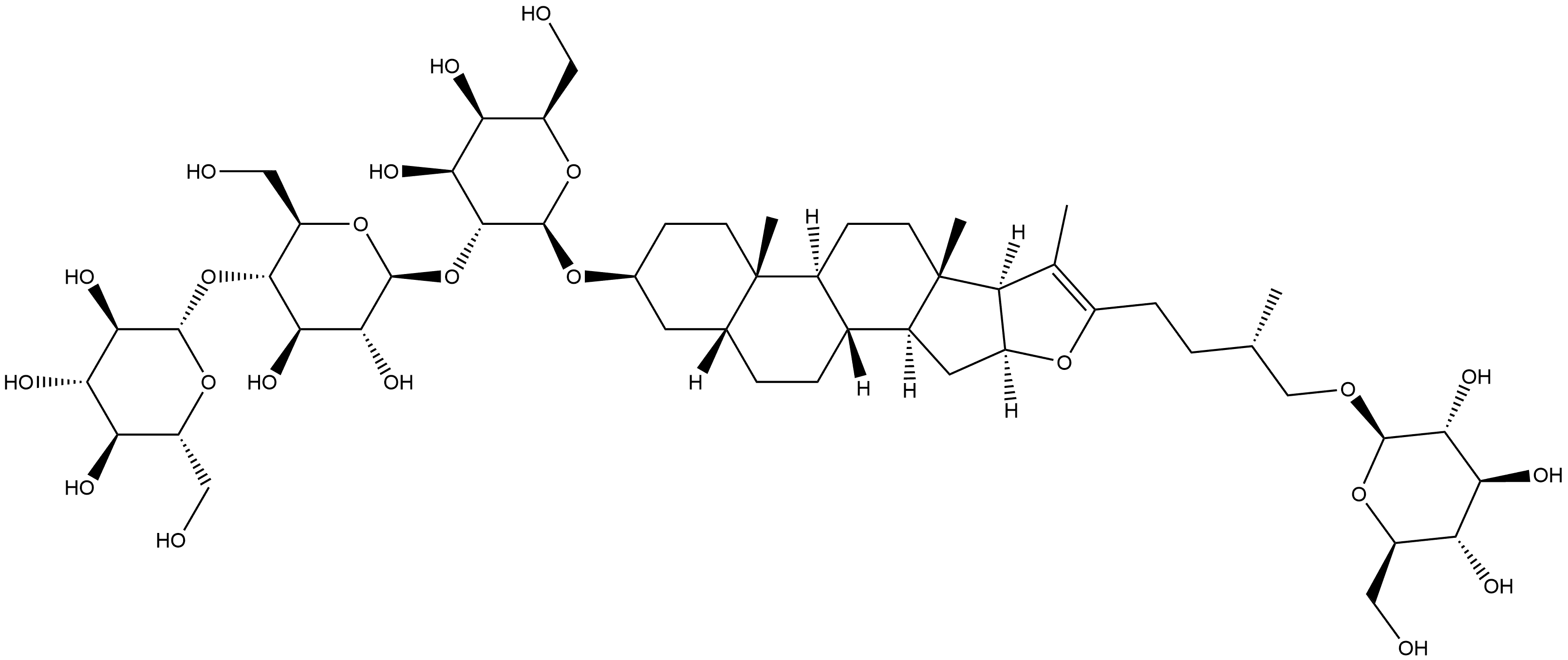 Timosaponin BIV Structure