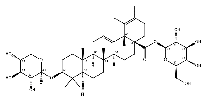 Oblonganoside B 구조식 이미지