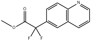 Alpha, Alpha- two fluorine -6- methyl ester of acetic acid Structure