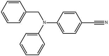 N-Benzyl-N-(4-cyanophenyl)aniline Structure