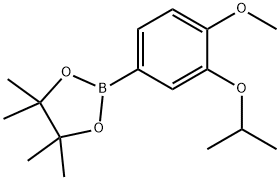 2-(3-isopropoxy-4-methoxyphenyl)-4,4,5,5-tetramethyl-1,3,2-dioxaborolane Structure