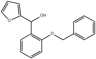 (2-(benzyloxy)phenyl)(furan-2-yl)methanol Structure