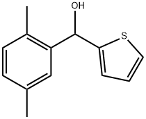 (2,5-dimethylphenyl)(thiophen-2-yl)methanol Structure