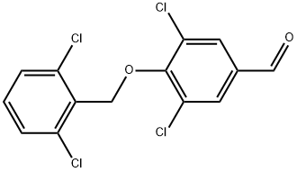 3,5-Dichloro-4-[(2,6-dichlorophenyl)methoxy]benzaldehyde Structure