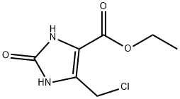 Ethyl 5-(chloromethyl)-2,3-dihydro-2-oxo-1H-imidazole-4-carboxylate Structure