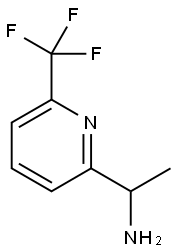 1-[6-(trifluoromethyl)pyridin-2-yl]ethan-1-amine Structure