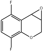 7H-Oxireno[c][1]benzopyran, 2,5-difluoro-1a,7a-dihydro- Structure