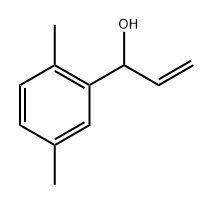 Benzenemethanol, α-ethenyl-2,5-dimethyl- Structure