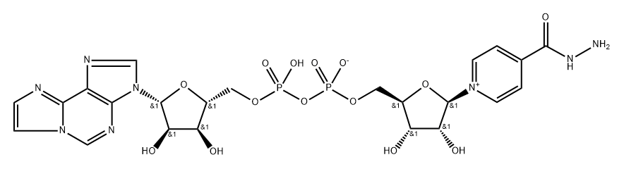 4-hydrazinocarbonylpyridine-1,N(6)-ethenoadenine dinucleotide Structure
