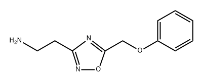 2-(5-(Phenoxymethyl)-1,2,4-oxadiazol-3-yl)ethan-1-amine Structure