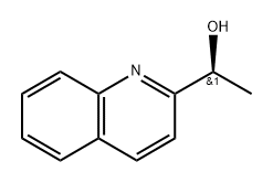 2-Quinolinemethanol, α-methyl-, (αS)- Structure