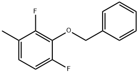 2-(Benzyloxy)-1,3-difluoro-4-methylbenzene Structure