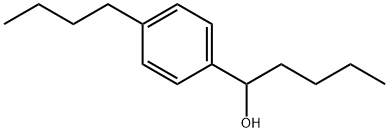 α,4-Dibutylbenzenemethanol Structure