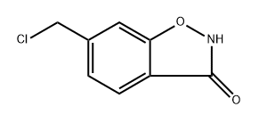 6-(Chloromethyl)benzo[d]isoxazol-3(2H)-one Structure