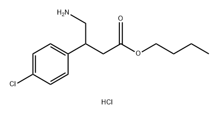 Baclofen Butyl Ester HCl Structure