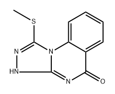 1-(Methylthio)-[1,2,4]triazolo[4,3-a]quinazolin-5(3H)-one Structure