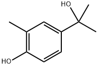 4-Hydroxy-α,α,3-trimethylbenzenemethanol Structure