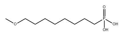 m-PEG1-(CH2)6-Phosphonic acid Structure