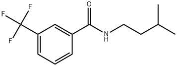 N-(3-Methylbutyl)-3-(trifluoromethyl)benzamide Structure