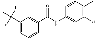 N-(3-Chloro-4-methylphenyl)-3-(trifluoromethyl)benzamide Structure